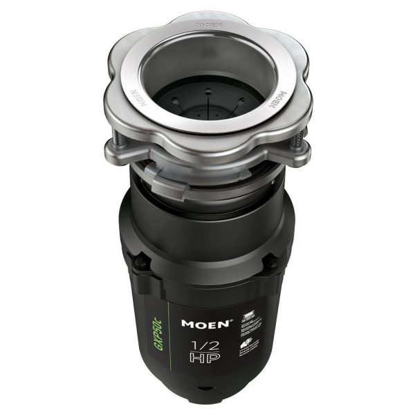 MOEN GXP50C Prep Series 1/2 HP Continuous Feed Garbage Disposal with Power Cord and Universal Mount - Image 4