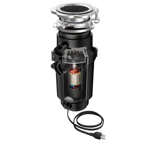 MOEN GXP50C Prep Series 1/2 HP Continuous Feed Garbage Disposal with Power Cord and Universal Mount - Image 2