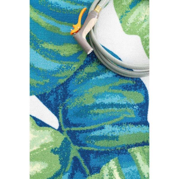 nuLOOM  Contemporary Floral Lisa Multi 9 ft. x 12 ft. Indoor/Outdoor Patio Area Rug - Image 6