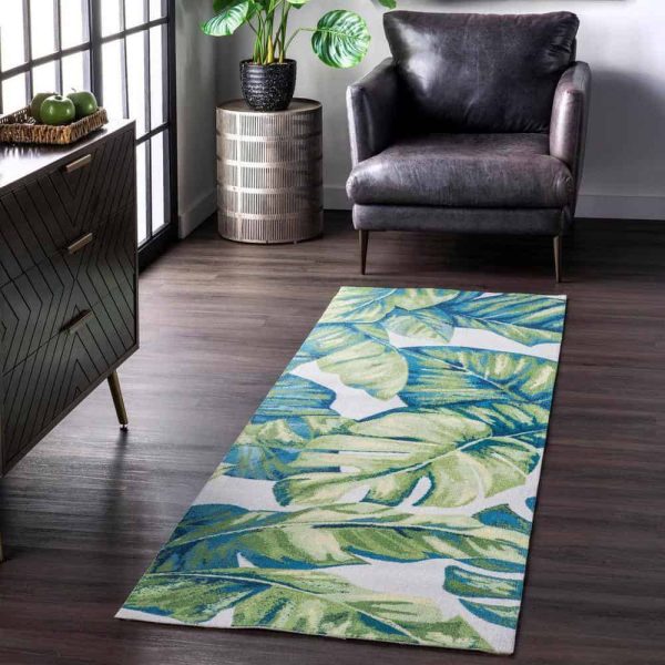 nuLOOM  Contemporary Floral Lisa Multi 9 ft. x 12 ft. Indoor/Outdoor Patio Area Rug - Image 7