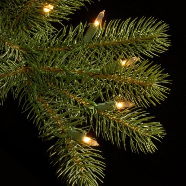 Tree Company PEDD4-392D-65 6.5 ft. Downswept Douglas Pencil Slim Fir Artificial Christmas Tree with Dual Color LED Lights - Image 4