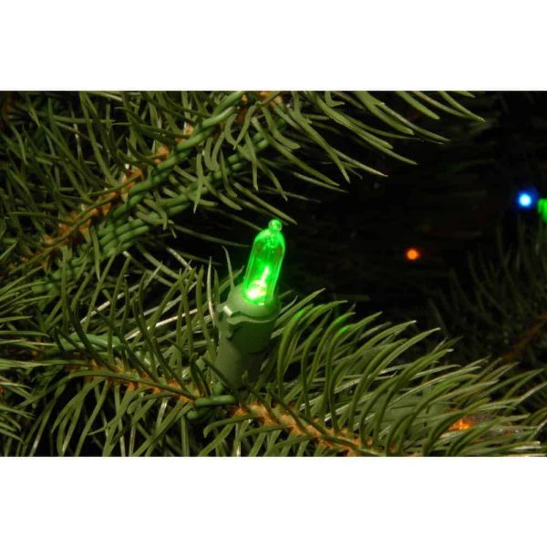 Tree Company PEDD4-392D-65 6.5 ft. Downswept Douglas Pencil Slim Fir Artificial Christmas Tree with Dual Color LED Lights - Image 5