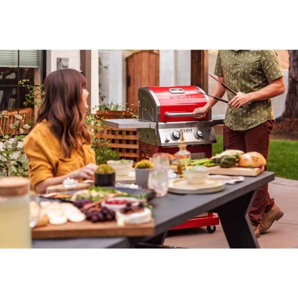 Nexgrill 720-0864R Deluxe 2-Burner Propane Gas Grill in Red - Image 8