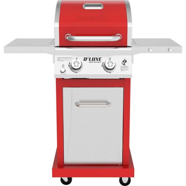 Nexgrill 720-0864R Deluxe 2-Burner Propane Gas Grill in Red