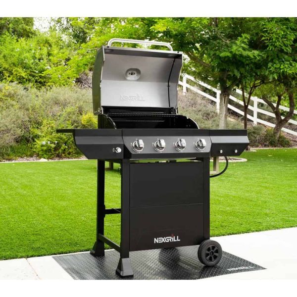 Nexgrill 720-0925PG 4-Burner Propane Gas Grill in Black with Stainless Steel Main Lid - Image 3