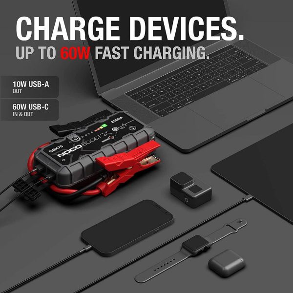 GBX75 Boost X 12-Volt 2500 Amp Lithium Jump Starter - Image 5