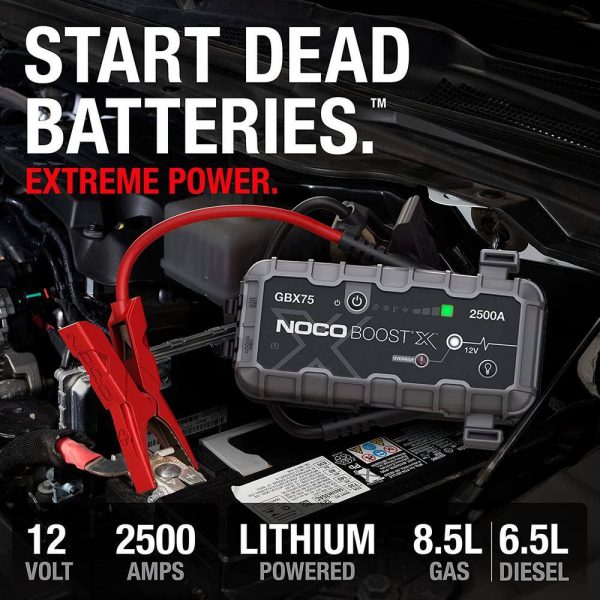 GBX75 Boost X 12-Volt 2500 Amp Lithium Jump Starter - Image 2