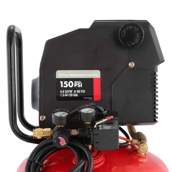Porter-Cable PXCMF220VW 20 Gal. Vertical Portable Electric Air Compressor - Image 3