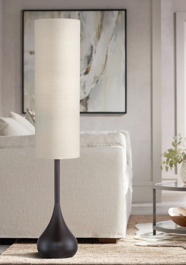 Moderne Droplet 62  High Mid-Century Bronze Floor Lamp - Image 2