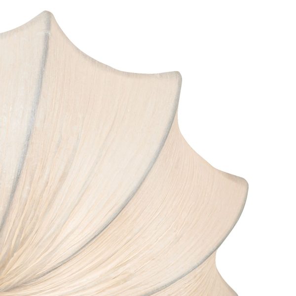Planetarium 21  Wide Modern White Fabric Ceiling Light - Image 7