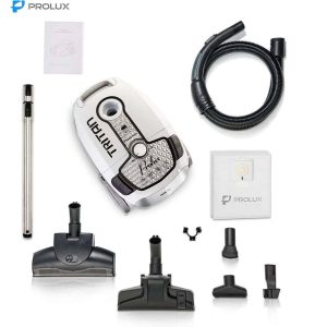 Prolux Tritan Canister Vacuum HEPA Sealed Hard Floor Vacuum with Powerful 12 Amp Motor