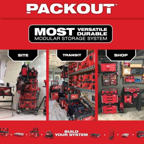 48-22-8426 PACKOUT 22 in. Rolling Modular Tool Box - Image 2