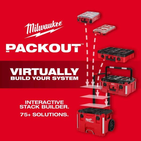 48-22-8426 PACKOUT 22 in. Rolling Modular Tool Box - Image 9