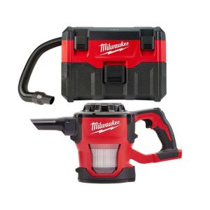 0880-20-0882-20 M18 18-Volt 2 Gal. Lithium-Ion Cordless Wet/Dry Vacuum with M18 Compact Vacuum (2-Tool)