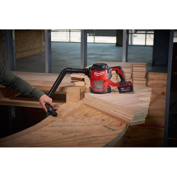 0880-20-0882-20 M18 18-Volt 2 Gal. Lithium-Ion Cordless Wet/Dry Vacuum with M18 Compact Vacuum (2-Tool) - Image 13