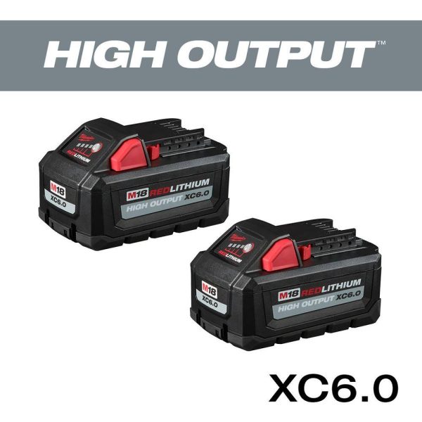 0970-20-48-11-1862 M18 FUEL PACKOUT 18-Volt Lithium-Ion Cordless 2.5 Gal. Wet/Dry Vacuum with (2) M18 HIGH OUTPUT 6.0 Ah Batteries - Image 14