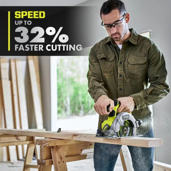 SBCS01B ONE+ HP 18V Brushless Cordless Compact 6-1/2 in. Circular Saw (Tool Only) - Image 7