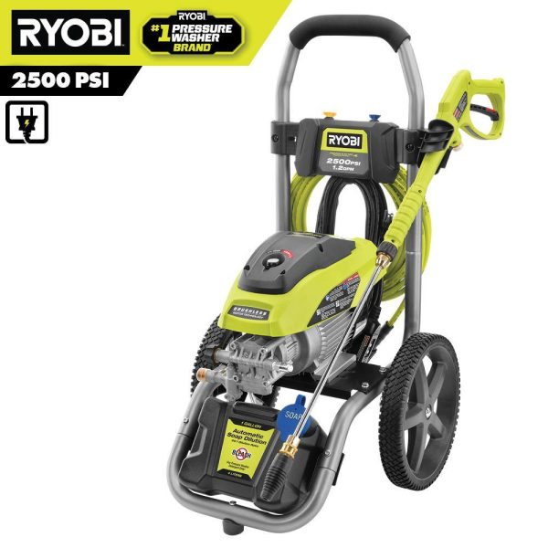 RY142500 2500 PSI 1.2 GPM High Performance Cold Water Electric Pressure Washer