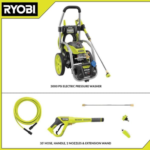 RY143011 3000 PSI 1.1 GPM Cold Water Electric Pressure Washer - Image 3