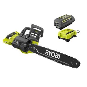 RY40580 40V HP Brushless 18 in. Cordless Battery Chainsaw with 5.0 Ah Battery and Charger