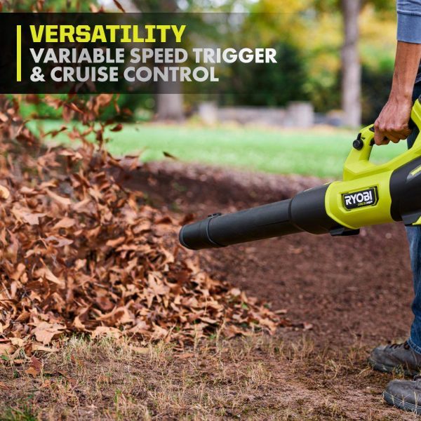 PBLLB01K ONE+ HP 18V Brushless Whisper Series 130 MPH 510 CFM Cordless Battery Leaf Blower with 6.0 Ah Battery and Charger - Image 9