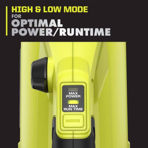 PBLLB01K ONE+ HP 18V Brushless Whisper Series 130 MPH 510 CFM Cordless Battery Leaf Blower with 6.0 Ah Battery and Charger - Image 5