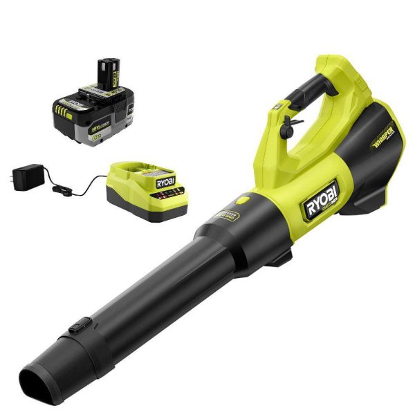 PBLLB01K ONE+ HP 18V Brushless Whisper Series 130 MPH 510 CFM Cordless Battery Leaf Blower with 6.0 Ah Battery and Charger - Image 11