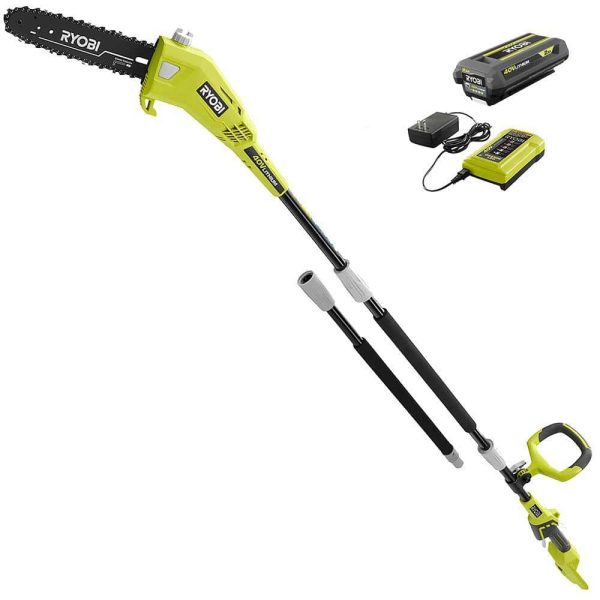 RY40560 40V 10 in. Cordless Battery Pole Saw with 2.0 Ah Battery and Charger