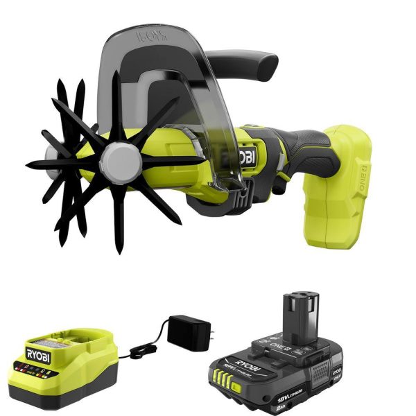 P2990  18V Cordless Compact Battery Cultivator with 2.0 Ah Battery and Charger
