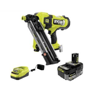 PBL350KN ONE+ HP 18V Brushless Cordless AirStrike 30° Framing Nailer Kit with 4.0 Ah HIGH PERFORMANCE Battery and Charger