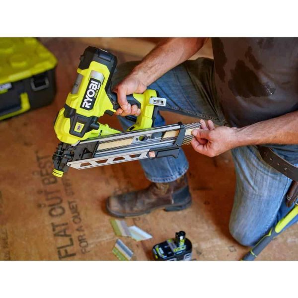 PBL350KN ONE+ HP 18V Brushless Cordless AirStrike 30° Framing Nailer Kit with 4.0 Ah HIGH PERFORMANCE Battery and Charger - Image 8