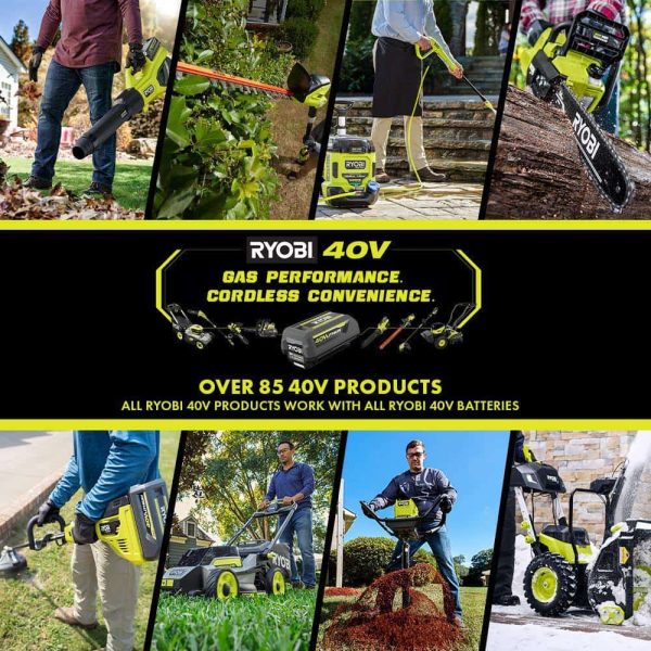 40V HP Brushless 15 in. Carbon Fiber Shafter String Trimmer and Edger Attachment with 4.0 Ah Battery and Charger - Image 14