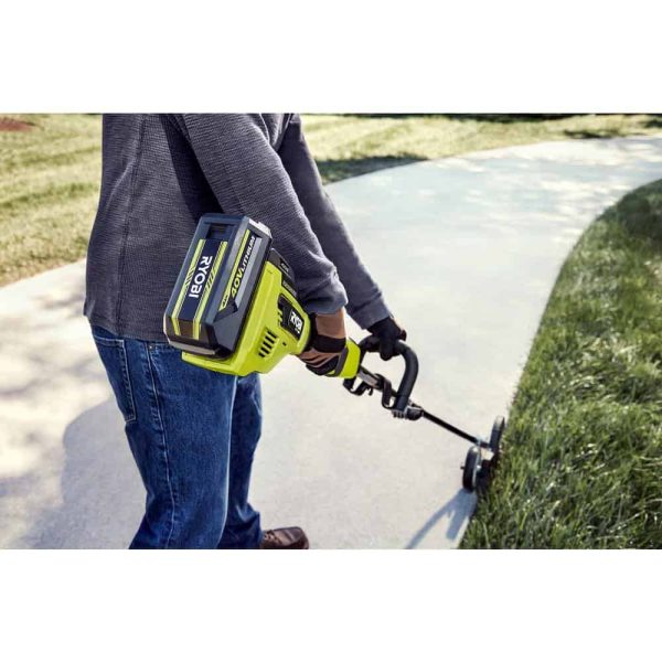 40V HP Brushless 15 in. Carbon Fiber Shafter String Trimmer and Edger Attachment with 4.0 Ah Battery and Charger - Image 9
