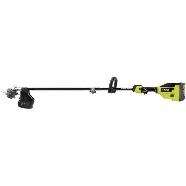 40V HP Brushless 15 in. Carbon Fiber Shafter String Trimmer and Edger Attachment with 4.0 Ah Battery and Charger - Image 13
