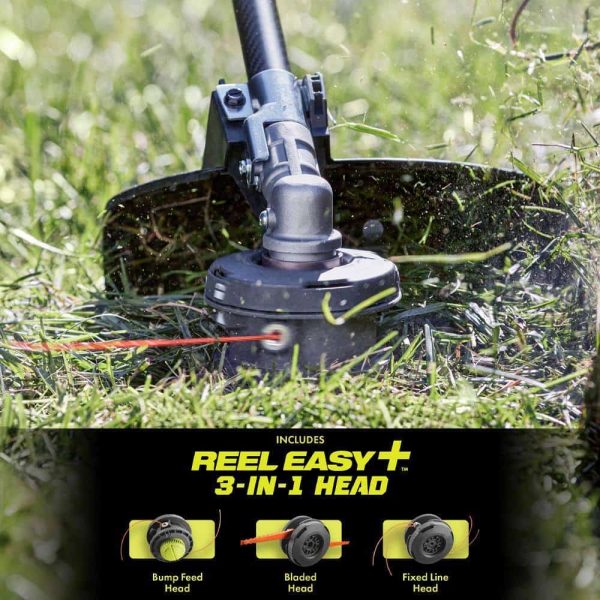 40V HP Brushless 15 in. Carbon Fiber Shafter String Trimmer and Edger Attachment with 4.0 Ah Battery and Charger - Image 7