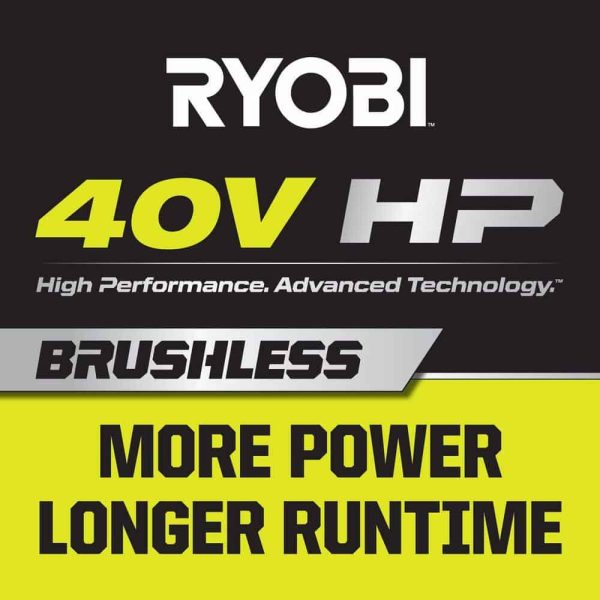 40V HP Brushless 15 in. Carbon Fiber Shafter String Trimmer and Edger Attachment with 4.0 Ah Battery and Charger - Image 2