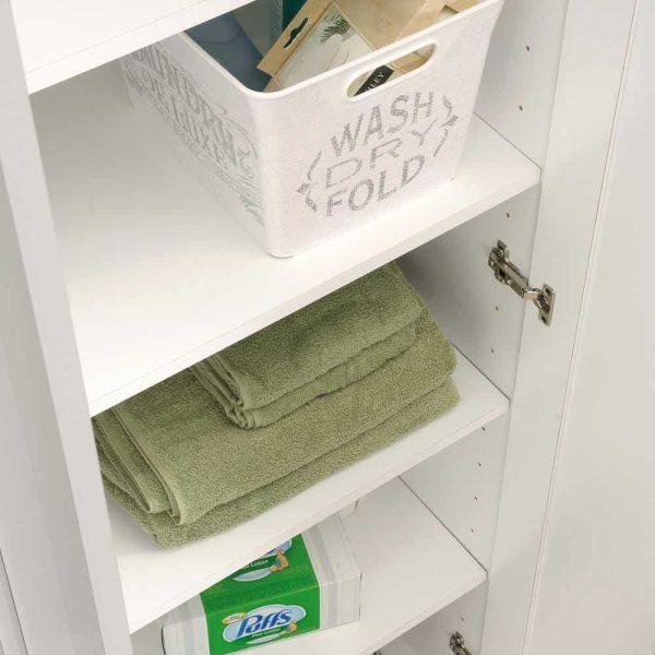 SAUDER HomePlus Soft White 23 in. Wide Storage Cabinet - Image 4