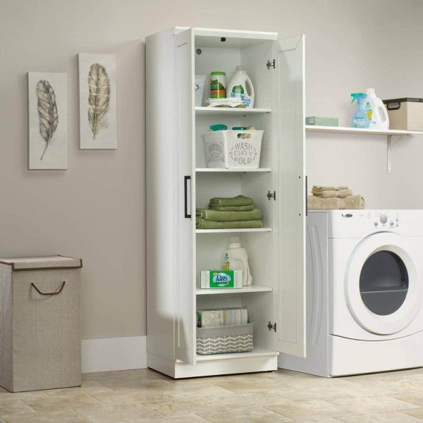 SAUDER HomePlus Soft White 23 in. Wide Storage Cabinet - Image 10