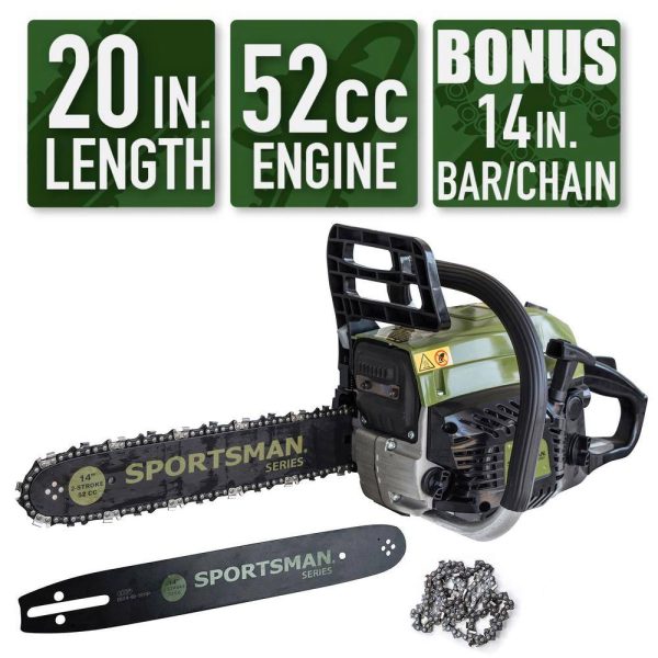 805109 2-in-1 20 in. and 14 in. 52cc Gas Chainsaw Combo - Image 2
