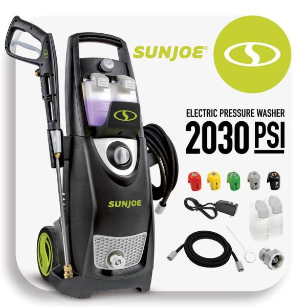 Sun Joe SPX3000 2030 MAX PSI 1.2 GPM 13 Amp Cold Water Corded Electric Pressure Washer