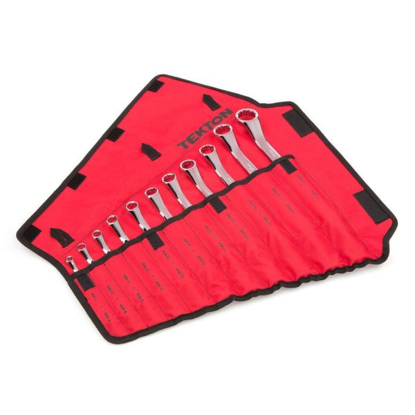 WBE24511 45-Degree Offset Box End Wrench Set, 11-Piece (6-32 mm)   Pouch