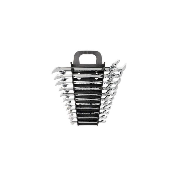 WAE91103 Angle Head Open End Wrench Set, 11-Piece (1/4-3/4 in.)   Holder