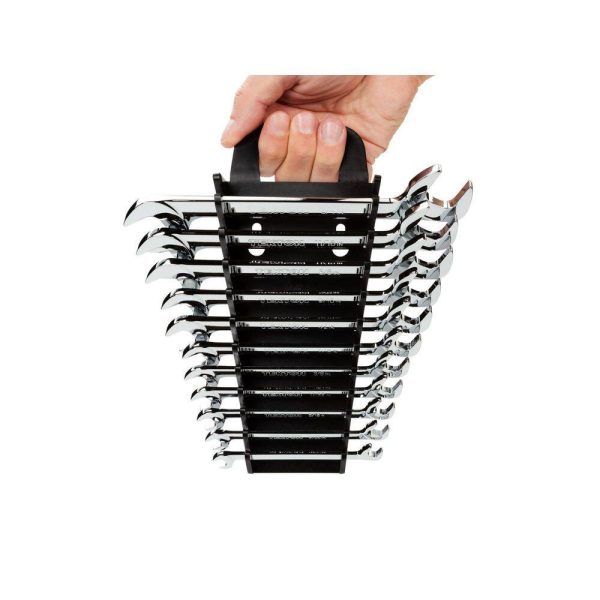 WAE91103 Angle Head Open End Wrench Set, 11-Piece (1/4-3/4 in.)   Holder - Image 4