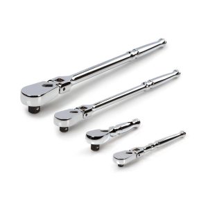 SRH99001 1/4,3/8,1/2 in. Drive Flex Head Ratchet Set (4-Piece)