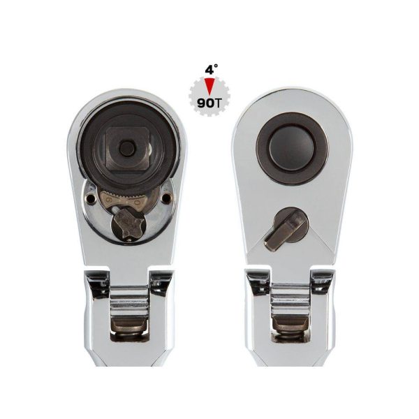 SRH99111 1/4,3/8,1/2 in. Drive Flex Head Quick-Release Ratchet Set (4-Piece) - Image 2