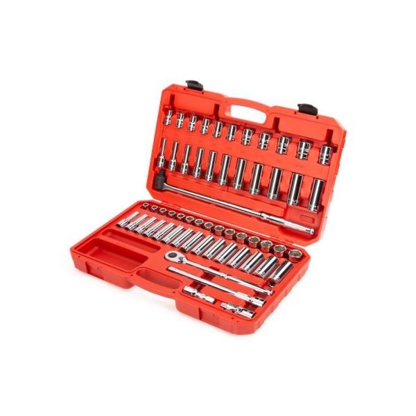 SKT25301 1/2 in. Drive 6-Point Socket and Ratchet Set 3/8 in. to 1 in., 10 mm to 24 mm (58-Piece) - Image 8