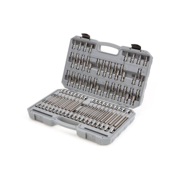 SHB91312 3/8 in. Drive Hex, Torx, Phillips, Slotted, Square Bit Socket Set (91-Piece) - Image 2