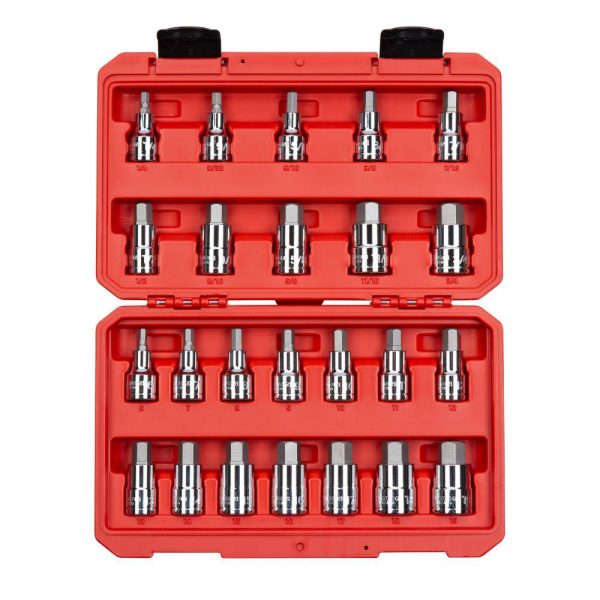 SHB92301 1/2 in. Drive Hex Bit Socket Set (24-Piece)