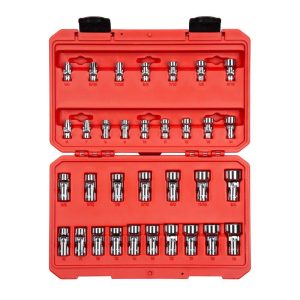 SHD99301 1/4, 3/8 in. Drive Universal Joint Socket Set (33-Piece)