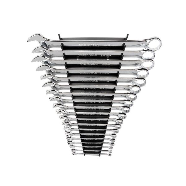 WCB91102 Combination Wrench Set, 19-Piece (1/4   1-1/4 in.)   Rack